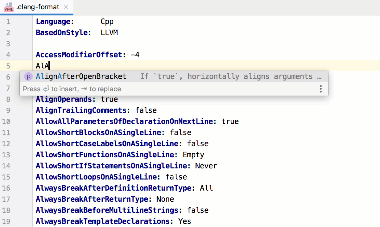 ClangFormat assistance