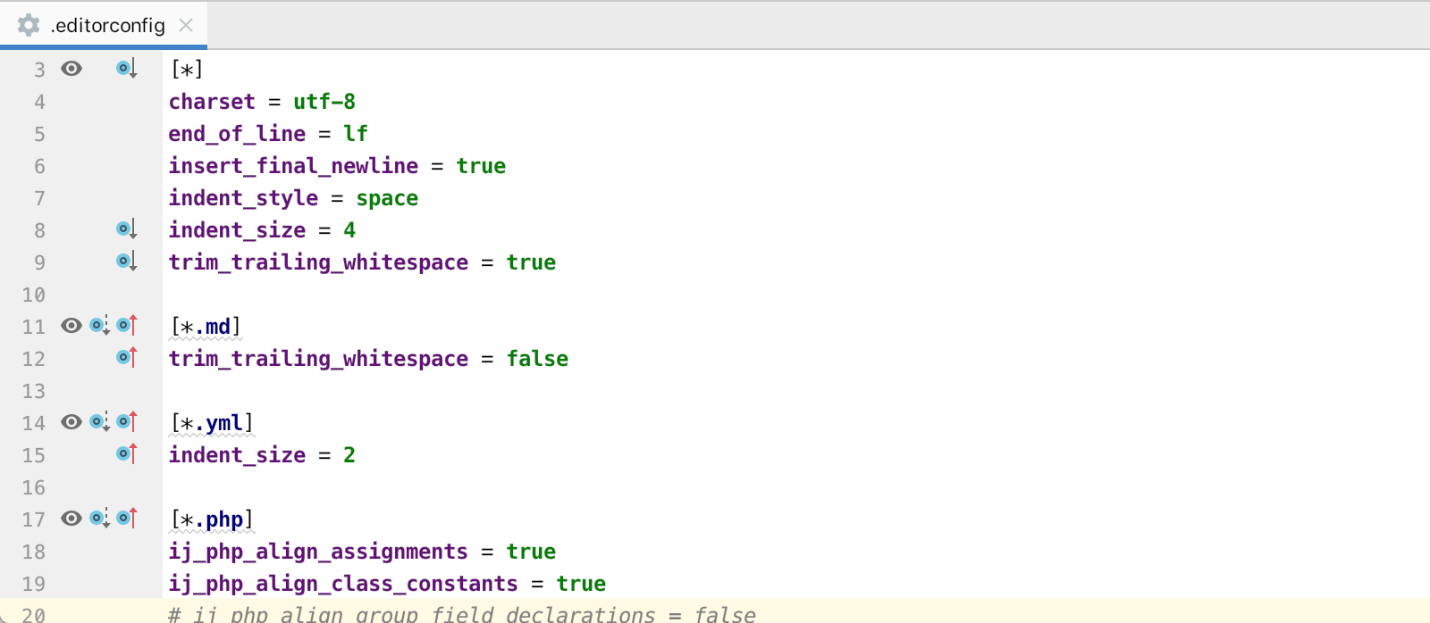 phpstorm code formatting