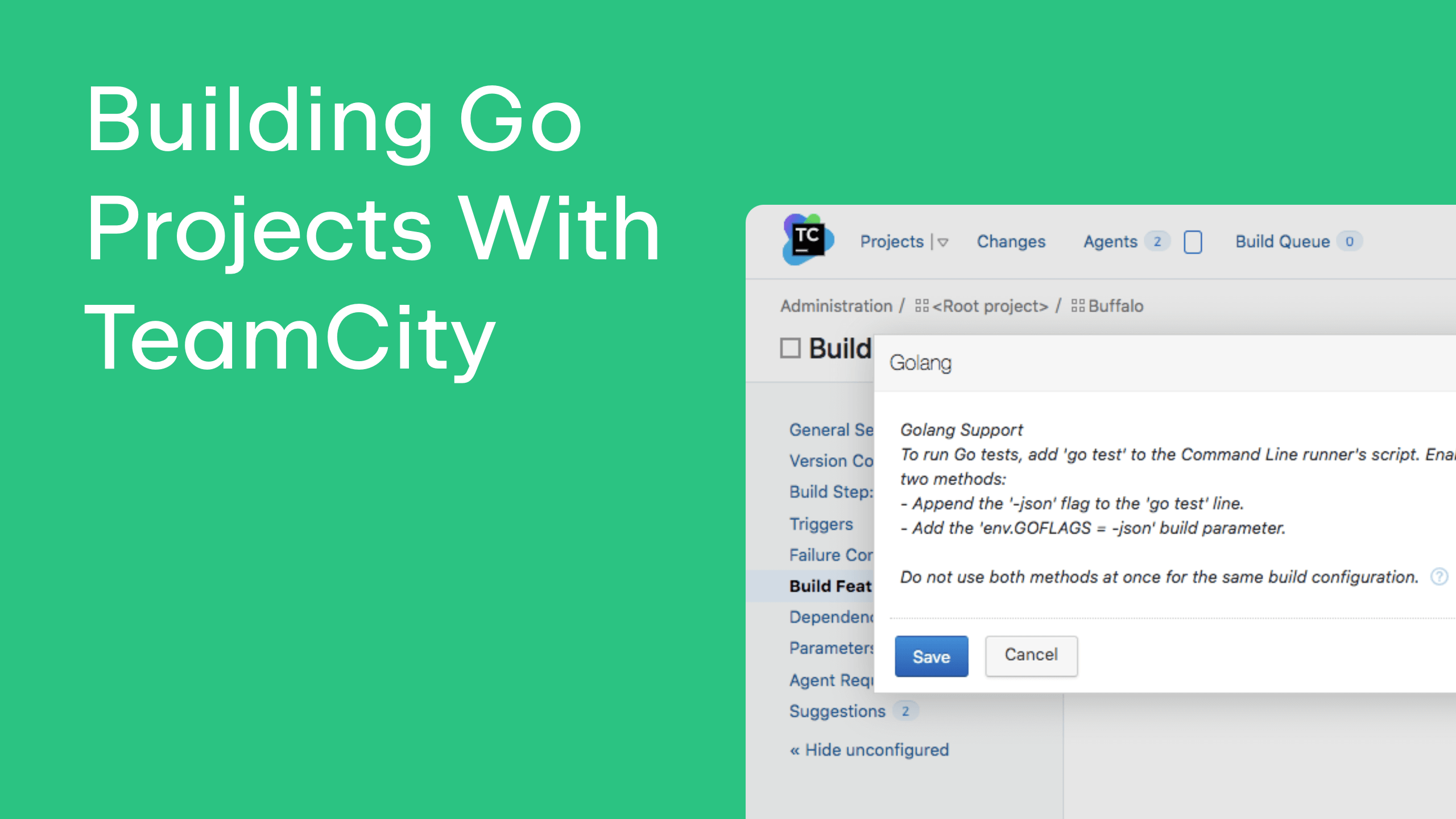 building go projects with teamcity