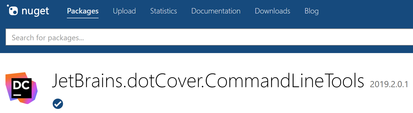 dotCover console runner NuGet package