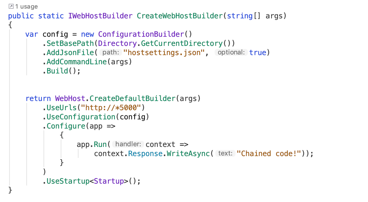 chained assignment c