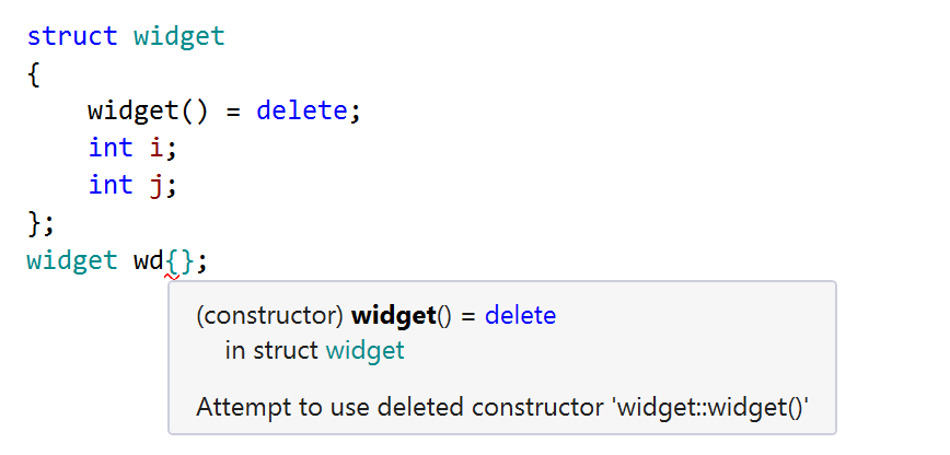 Aggregate initialization