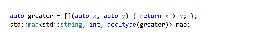 Default constructible and assignable stateless lambda