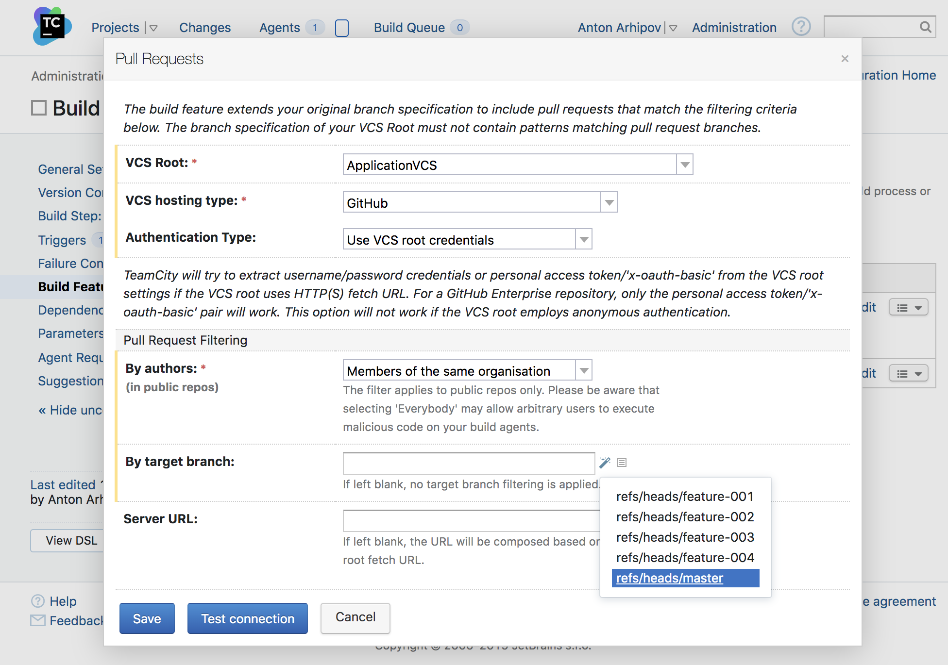 pull-requests-configuration