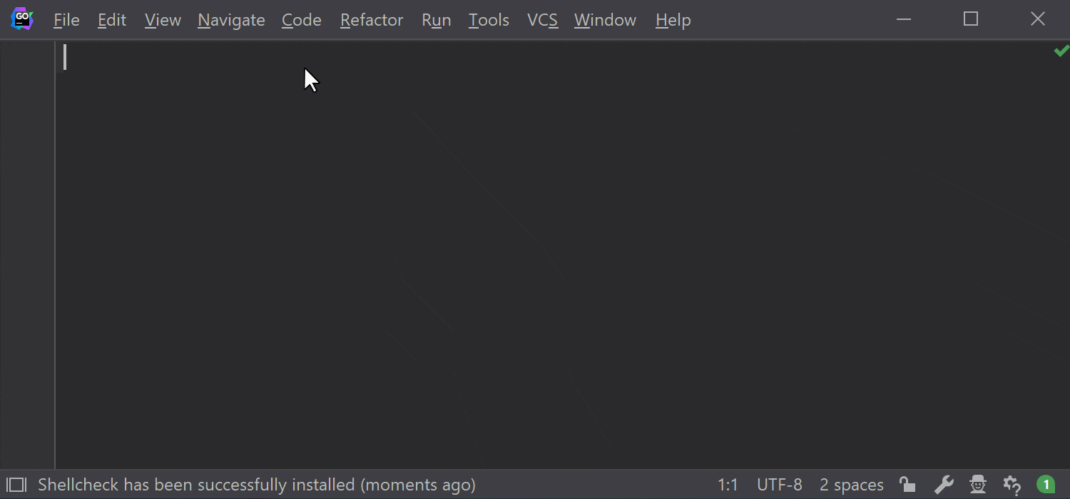 shell script file header completion