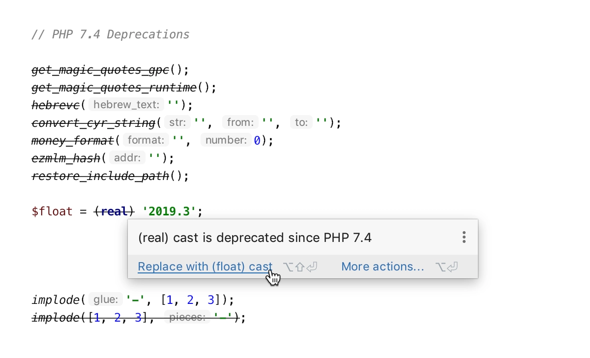 phpstorm diff two files