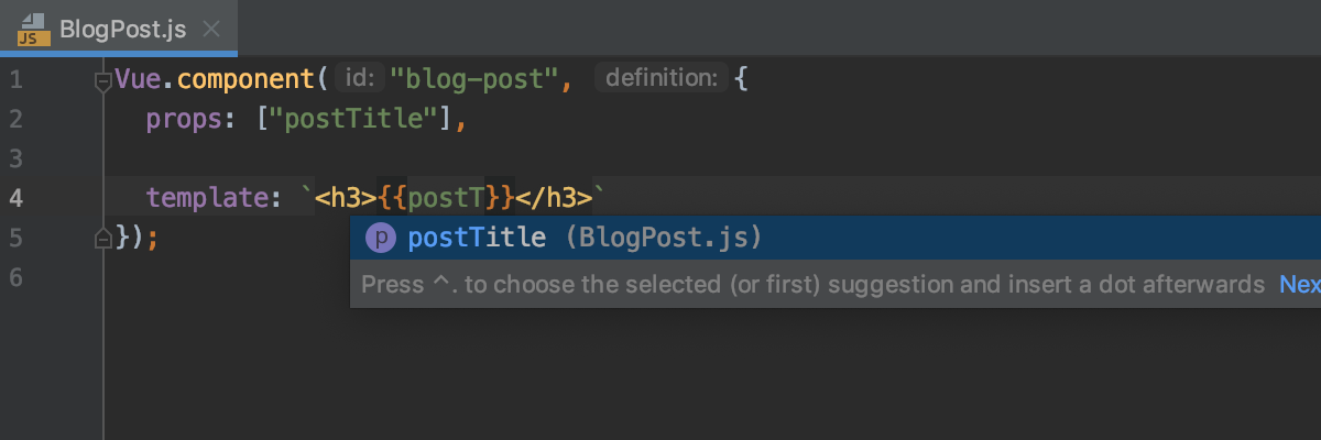 webstorm vue plugin