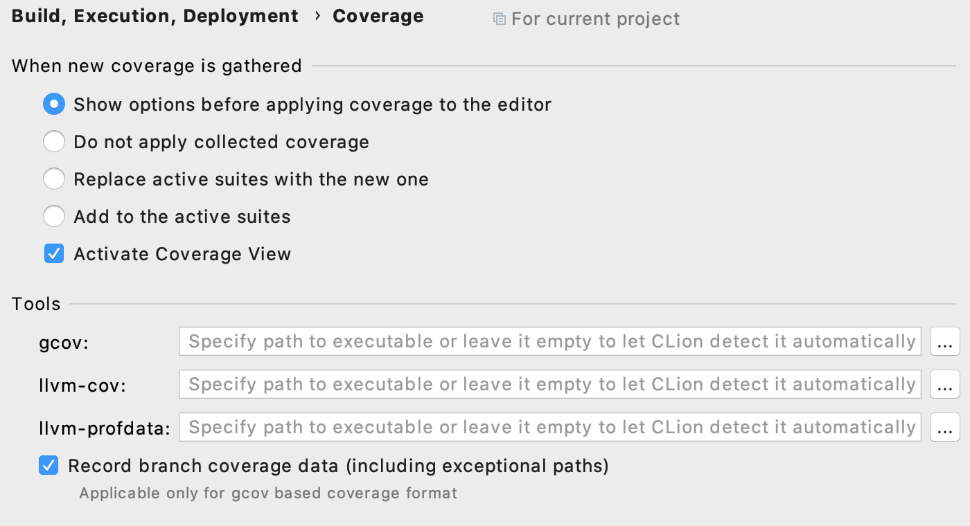 clion code coverage