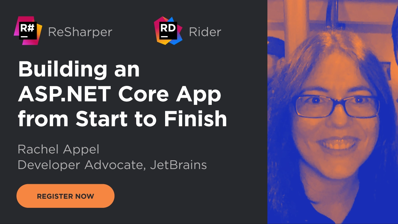 Register now for our free live webinar - 25 November 2019 - Building an ASP.NET Core app from start to finish