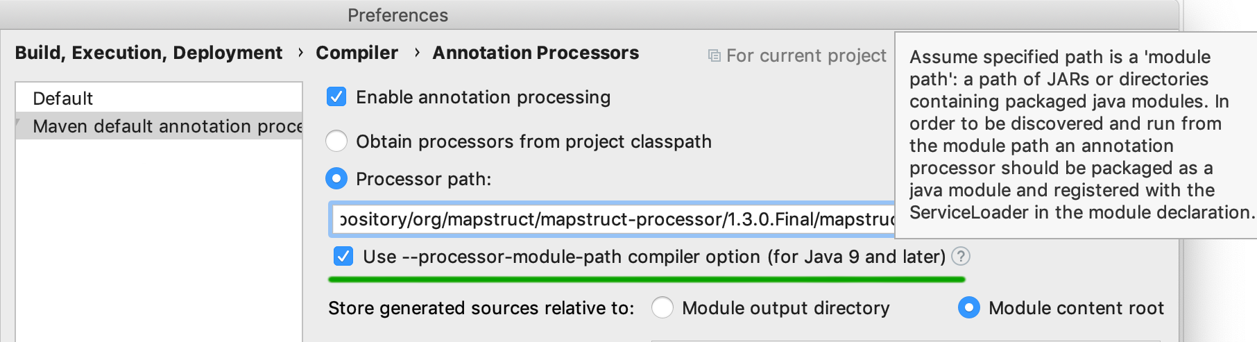 Annotation Processor java.