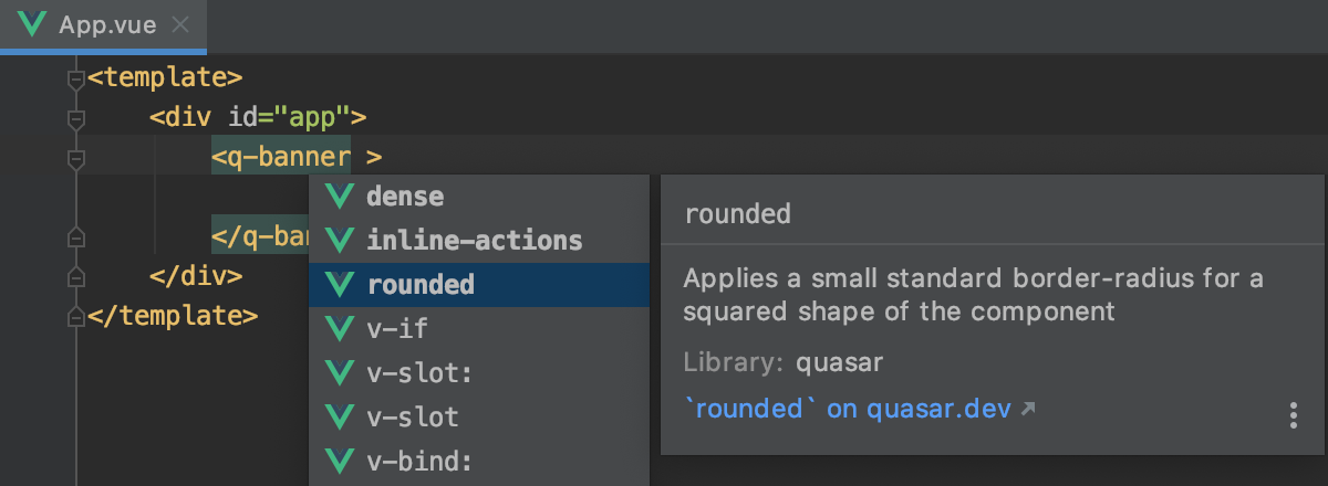 Docuementation for the Quasar library