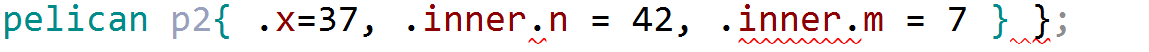 nested designators