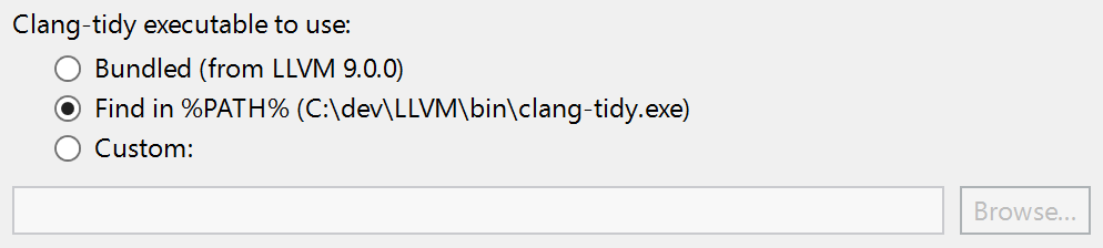 Clang-Tidy executable