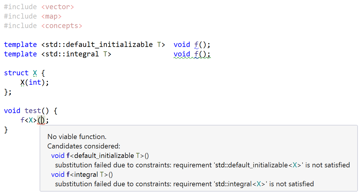 Concepts overloading error