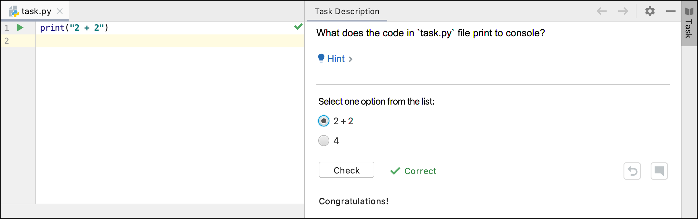 3.3 - more multiple-choice content