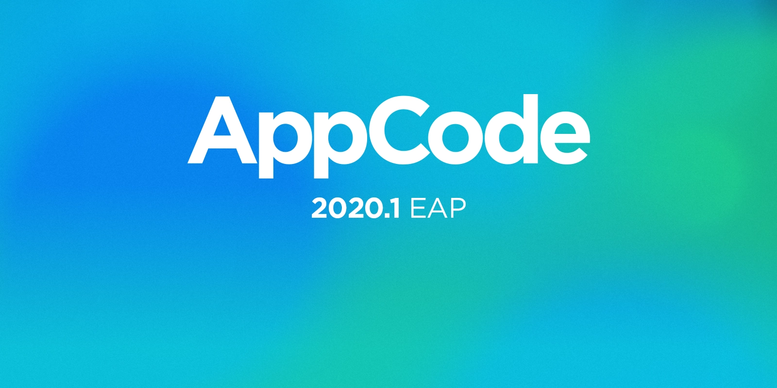 AppCode 2020.1 EAP splash