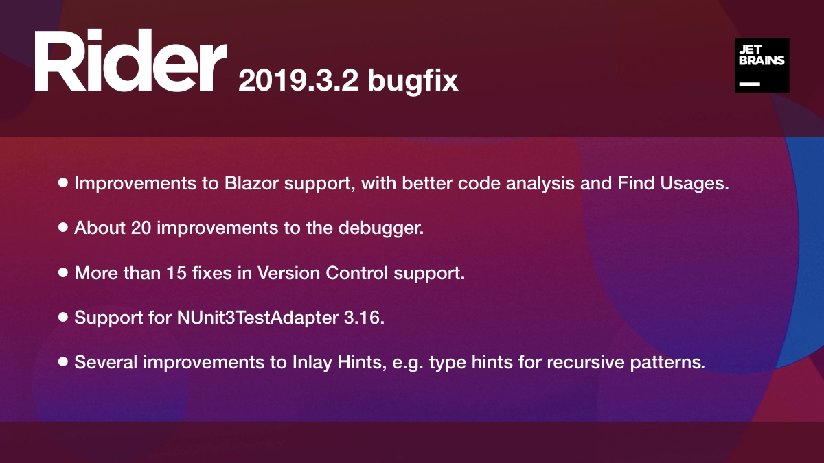 Jetbrains rider 2019.2.2 -