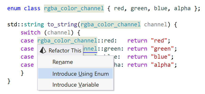 Introduce Using Enum