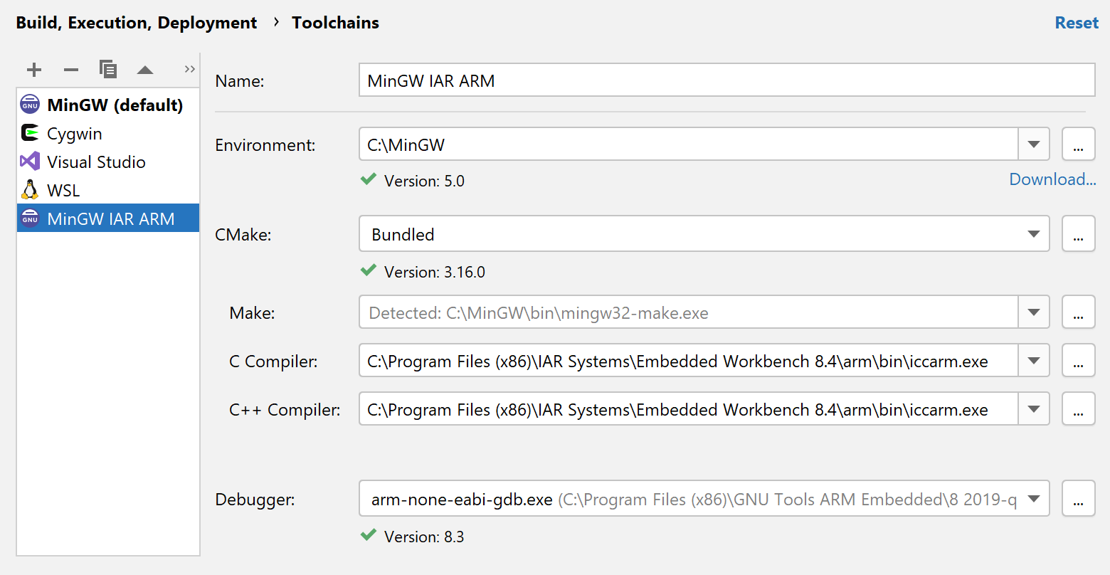 IAR Toolchain