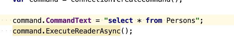 Mise en évidence des éléments de syntaxe SQL en C#