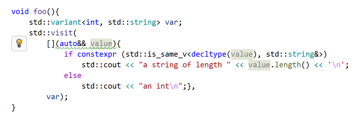 Template syntax for lambdas