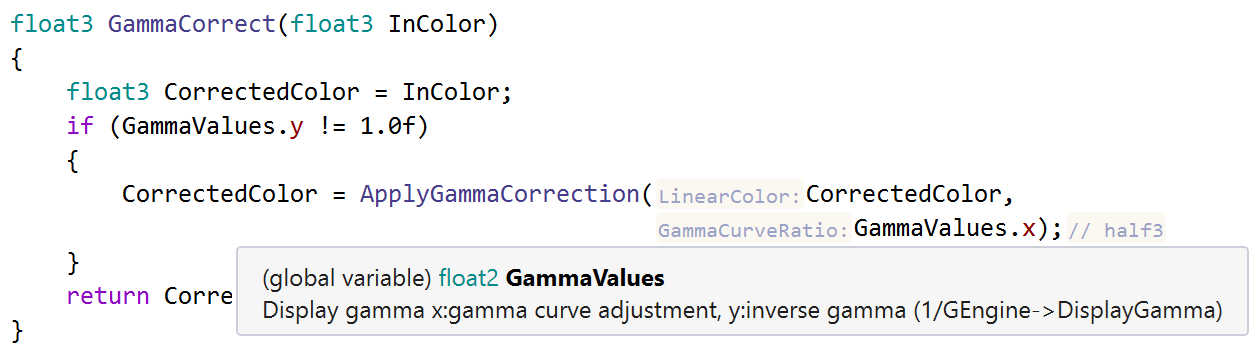 HLSL: syntax highlighting