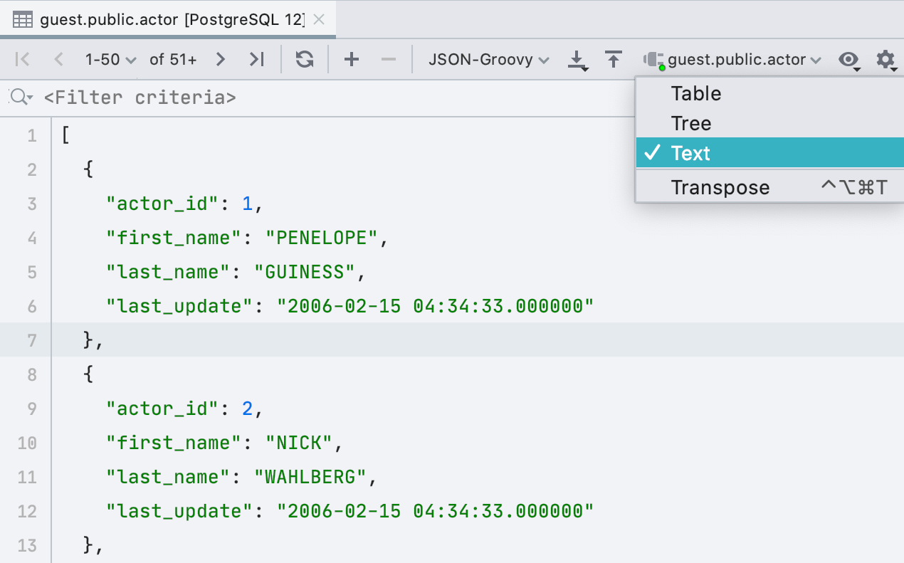 datagrip auto format margin