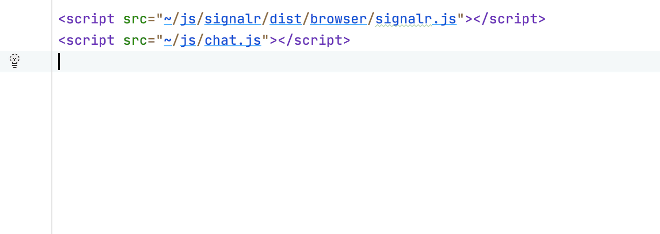 Add scripts to HTML
