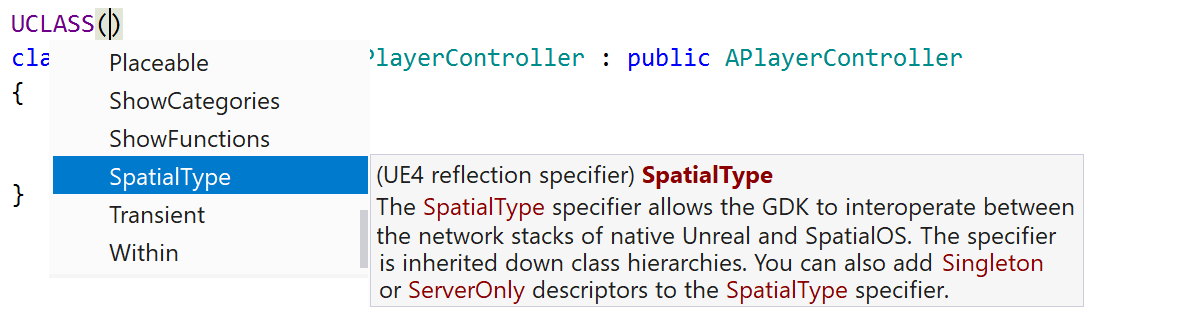 GDK SpatialOS