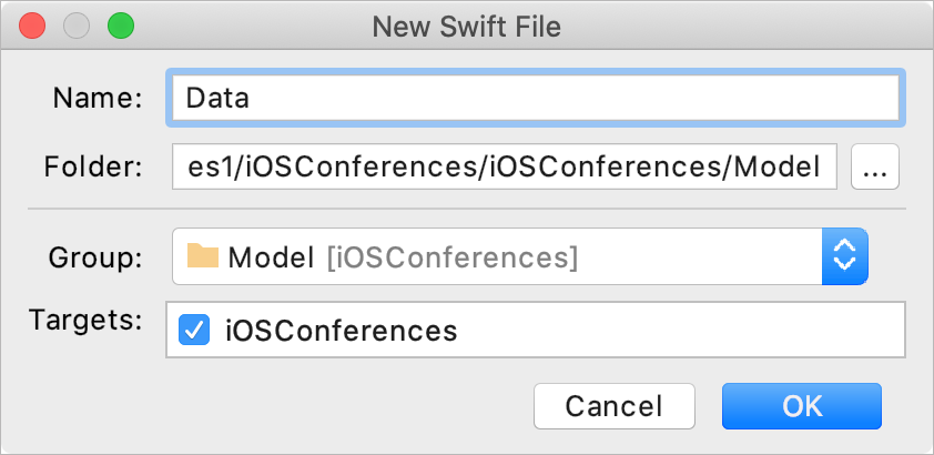 Add Swift file