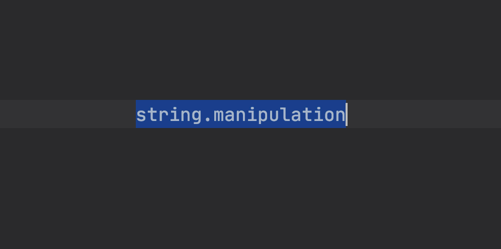 string-manipulation