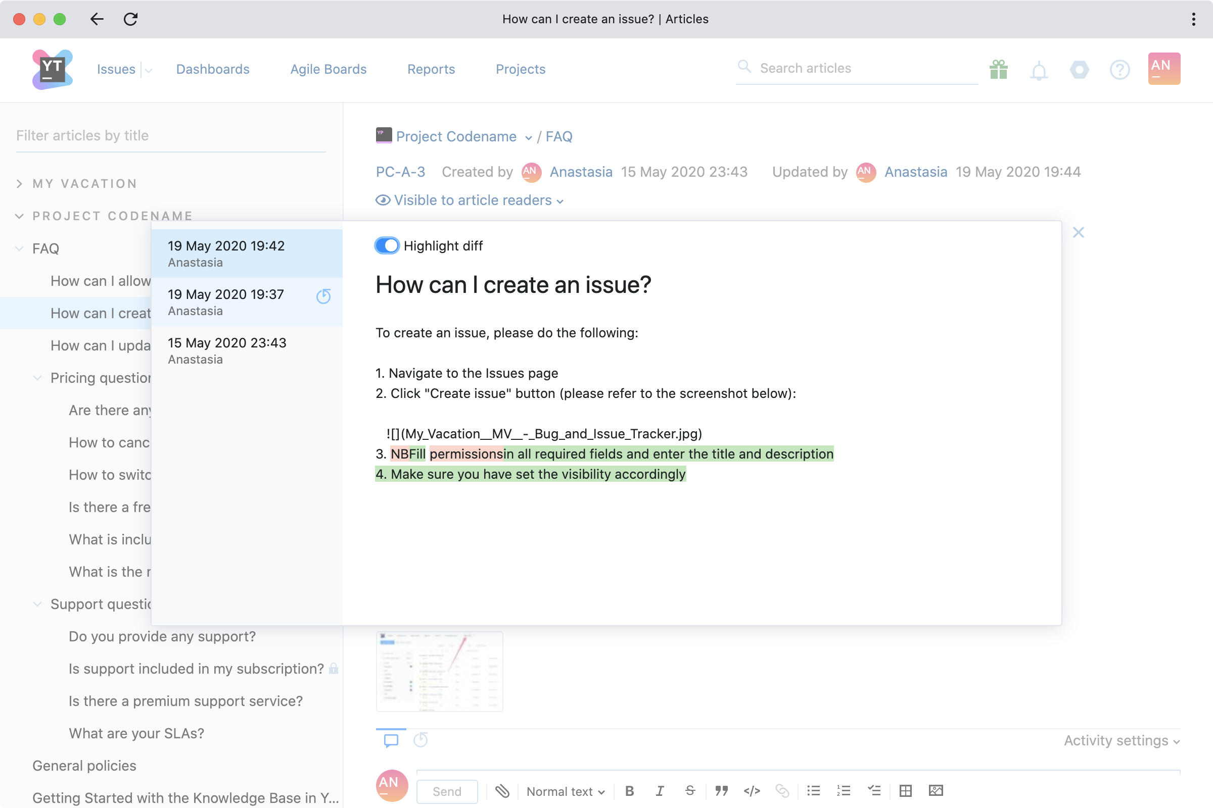 Youtrack Now With Knowledge Base The Youtrack Blog