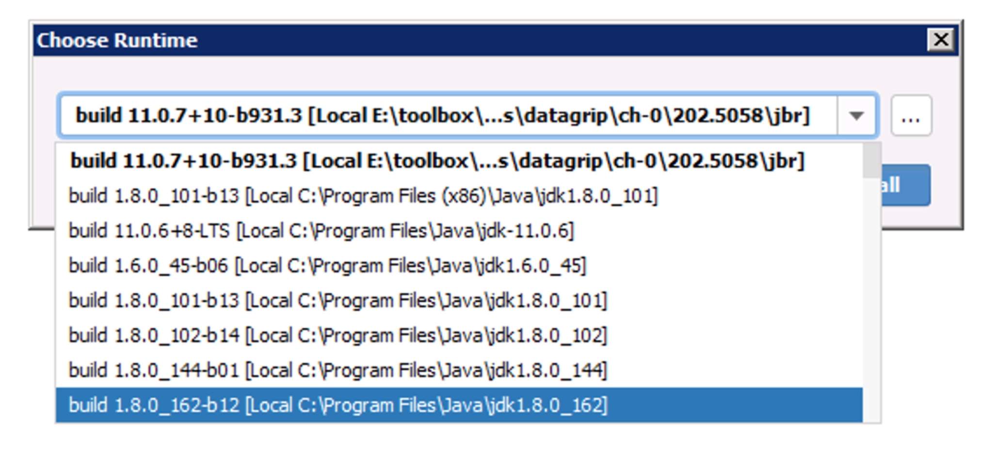 Sql server runtime