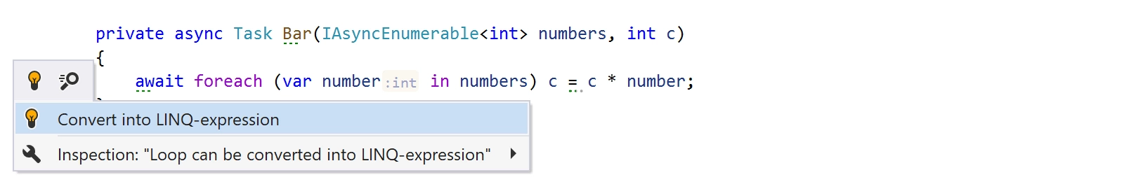 Foreach-to-LINQ-async