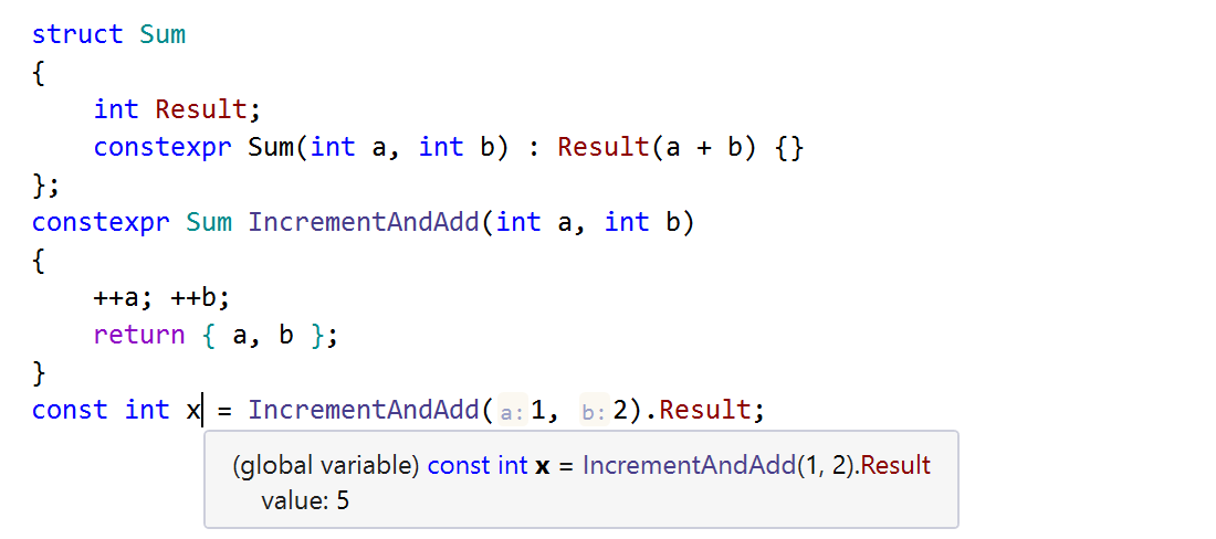 constexpr functions