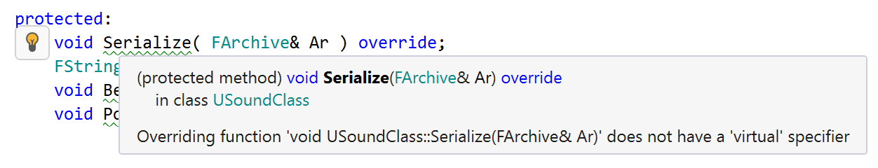 overriding functions without a virtual specifier