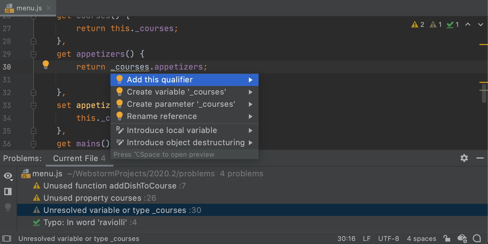 prettier webstorm