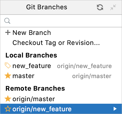 git remote branch list