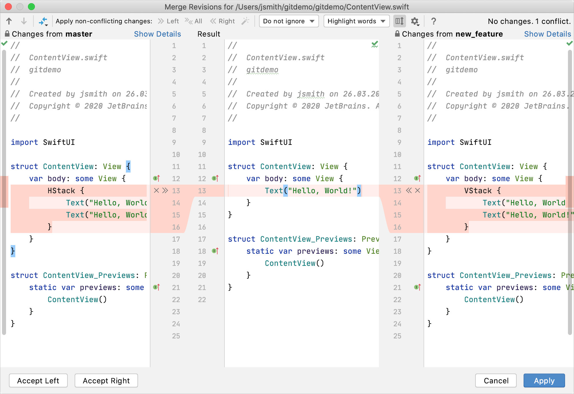 Merge revisions