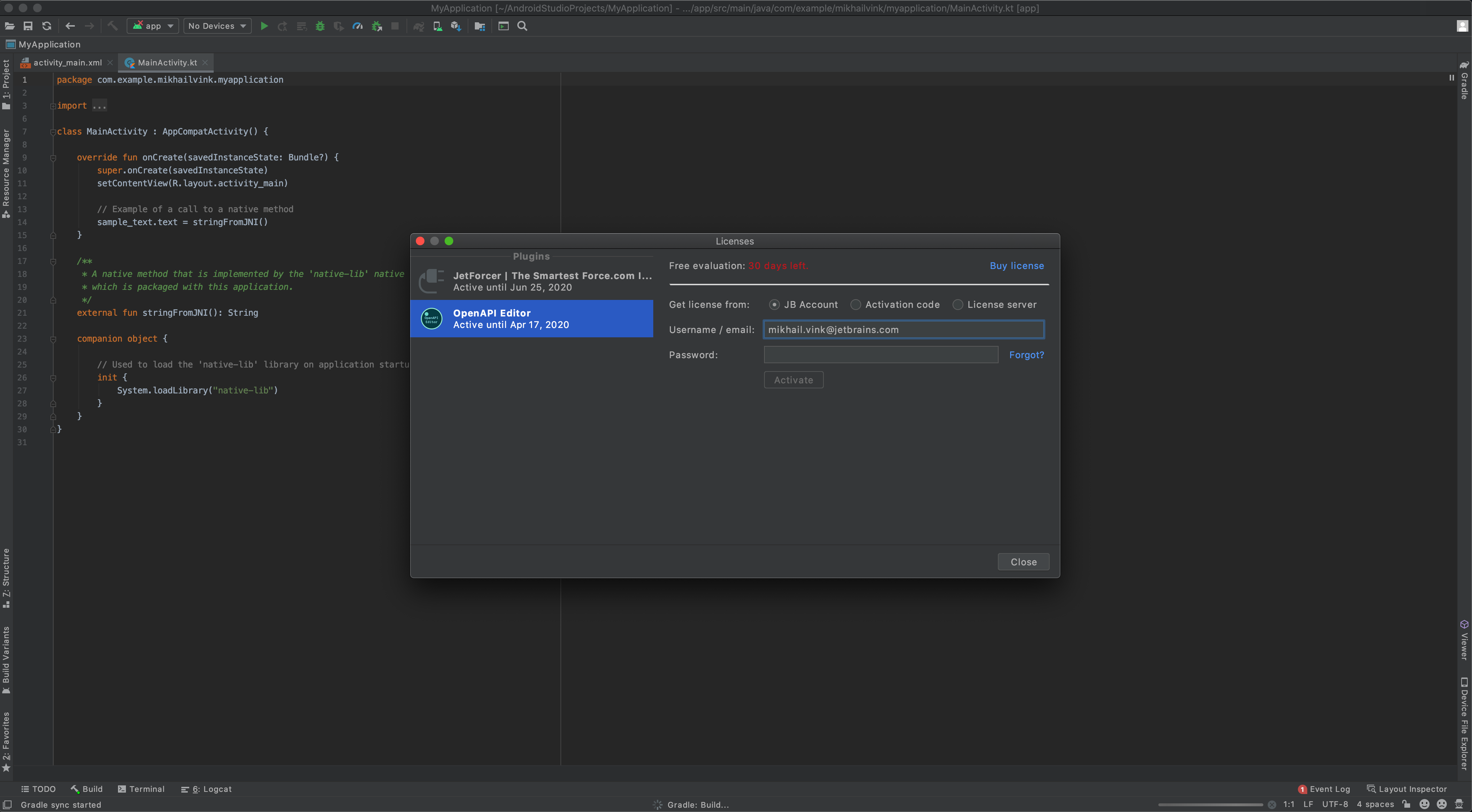 where is android studio plugins