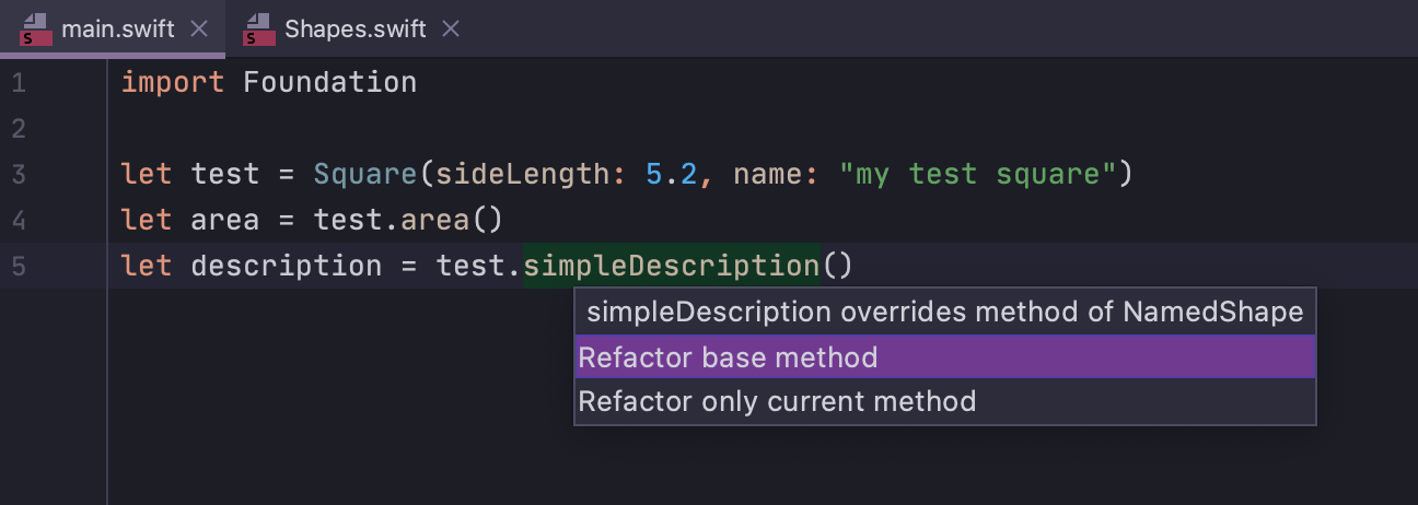 Base or current method