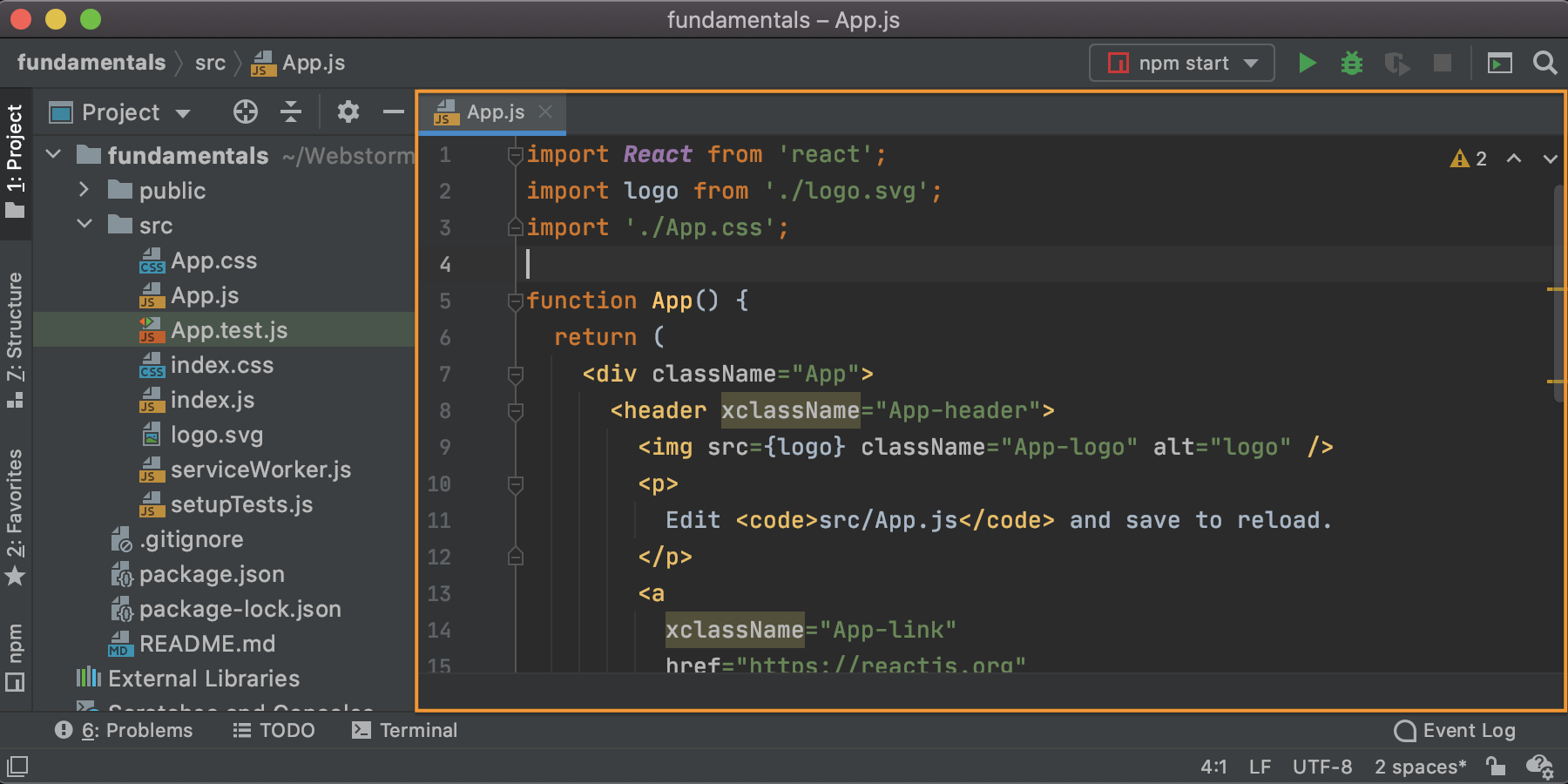 webstorm ide by intellij