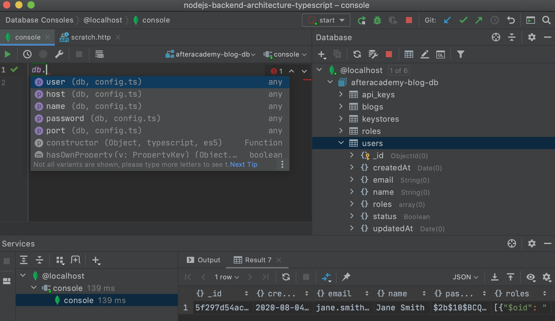 datagrip postgres see all databases