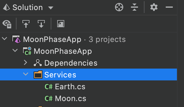Moon Phase Services Folder