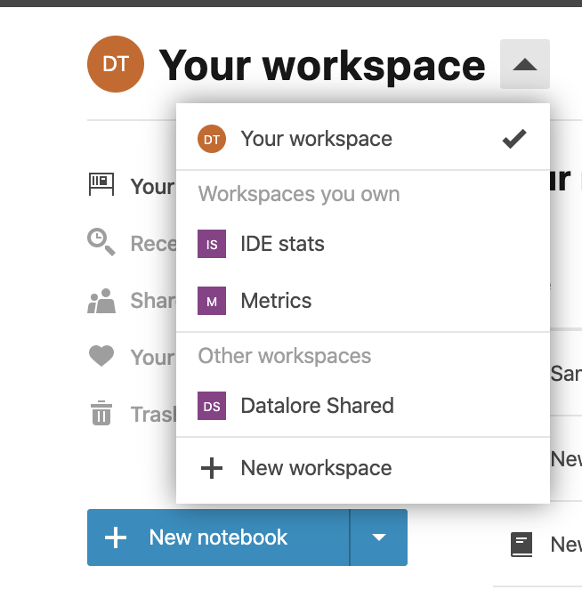 Workspaces