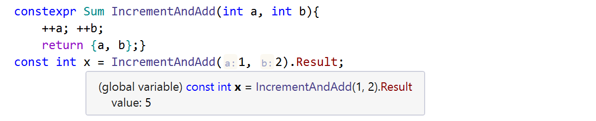 Improved support for constexpr functions