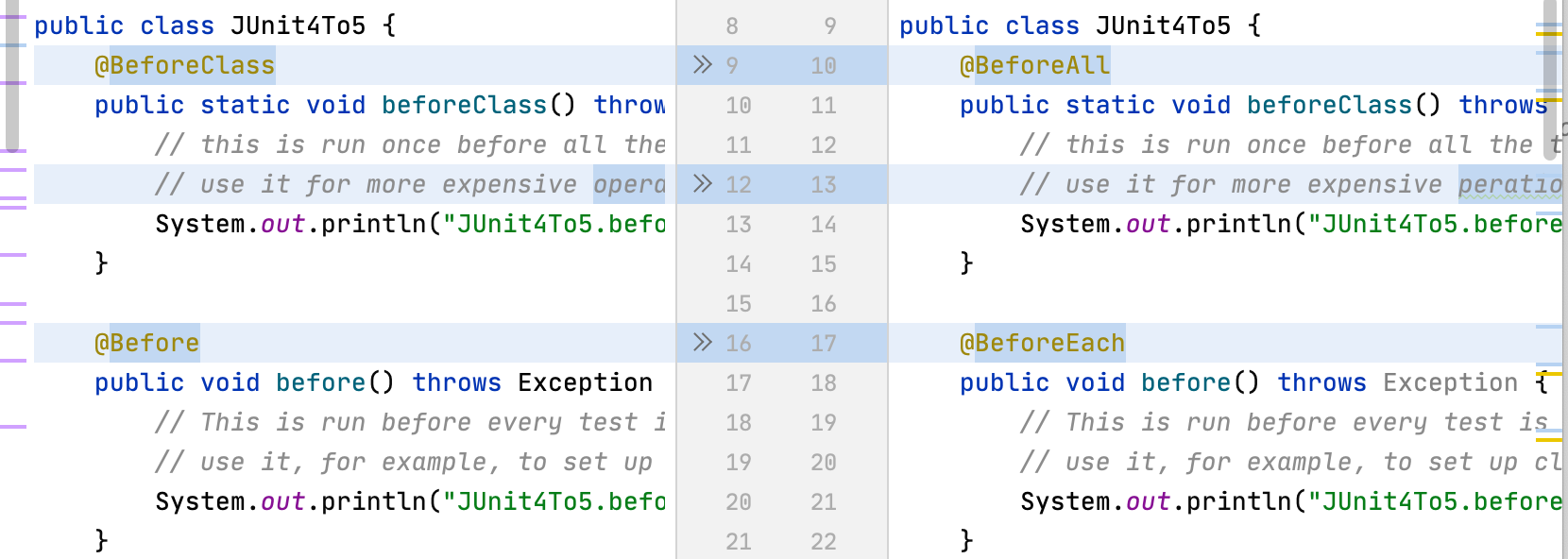 Junit Local History Before