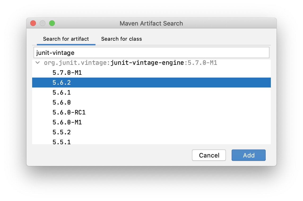 Junit Vintage Engine 5.6.2