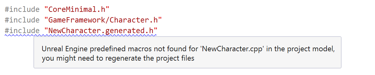 You might need to regenerate the project files