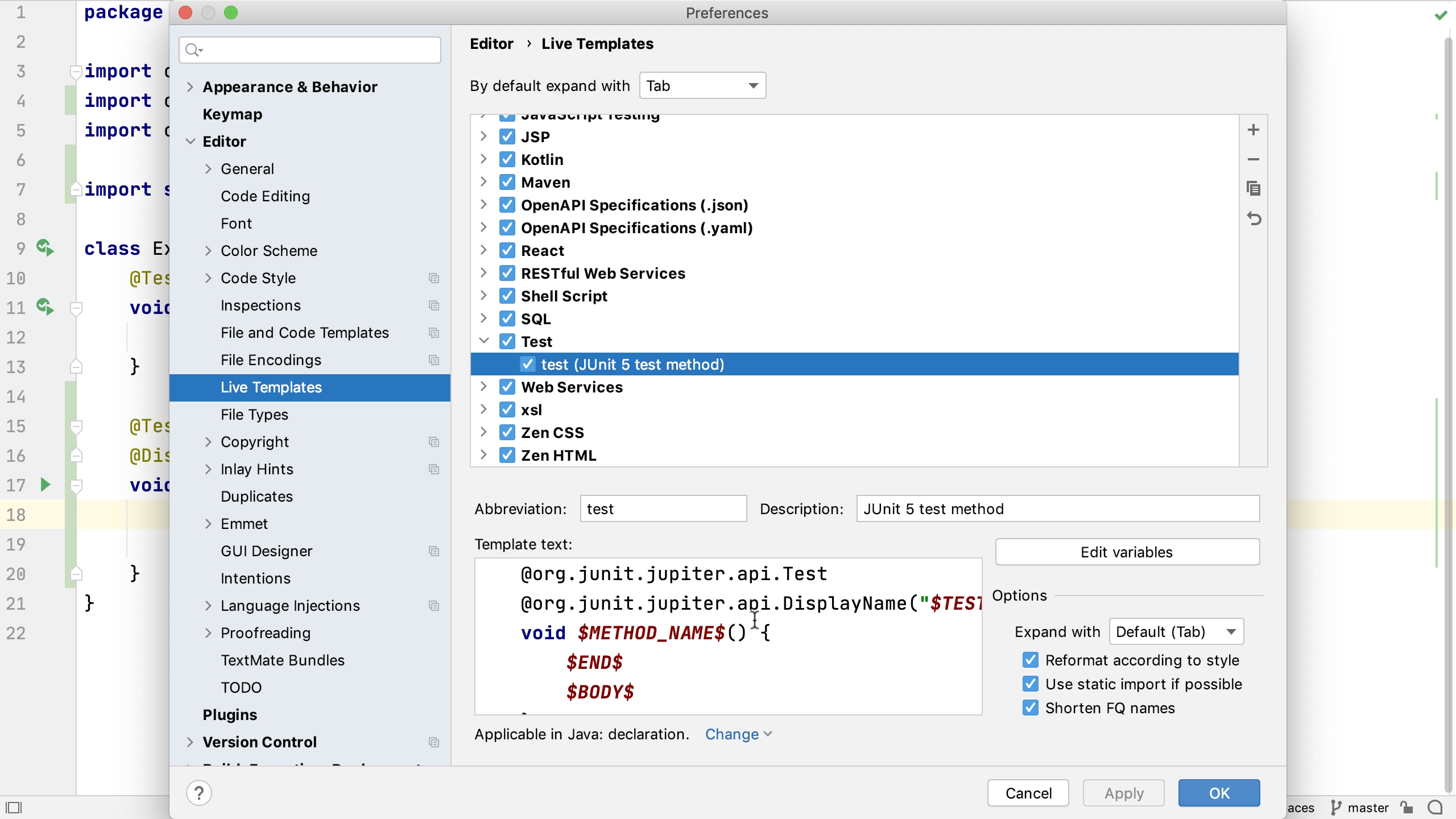 Spring junit hot sale test example